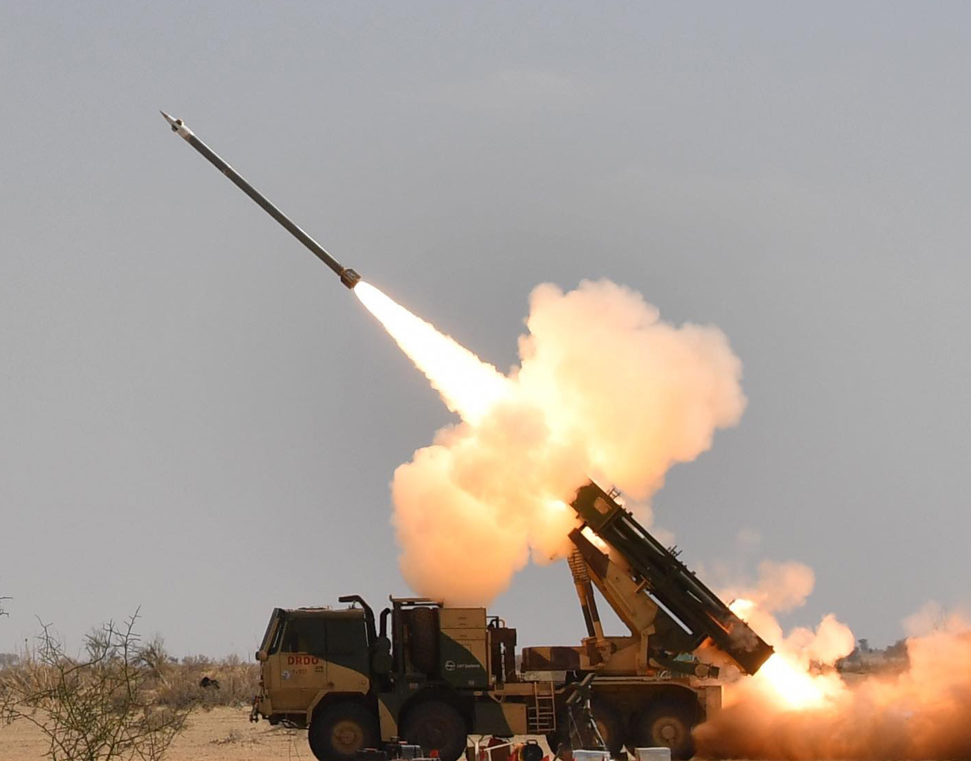 PINAKA Multi-Barrel Rocket Launcher